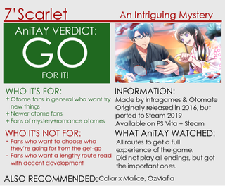 Illustration for article titled 7’scarlet: The AniTAY Review
